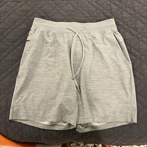 Heather grey lululemon shorts